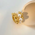 Golden Pearl Ring