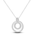 Silver Circle Necklace