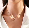 Golden Circle Necklace