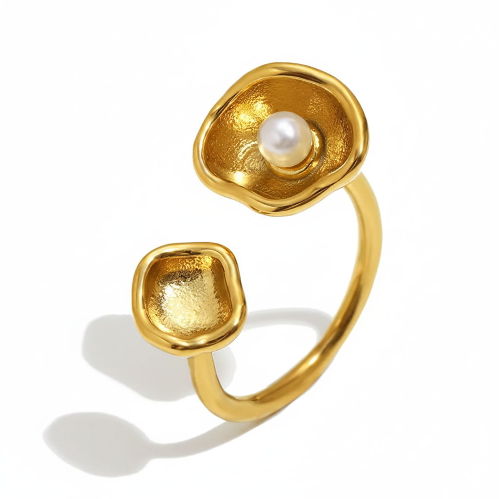 Pearl Open Ring
