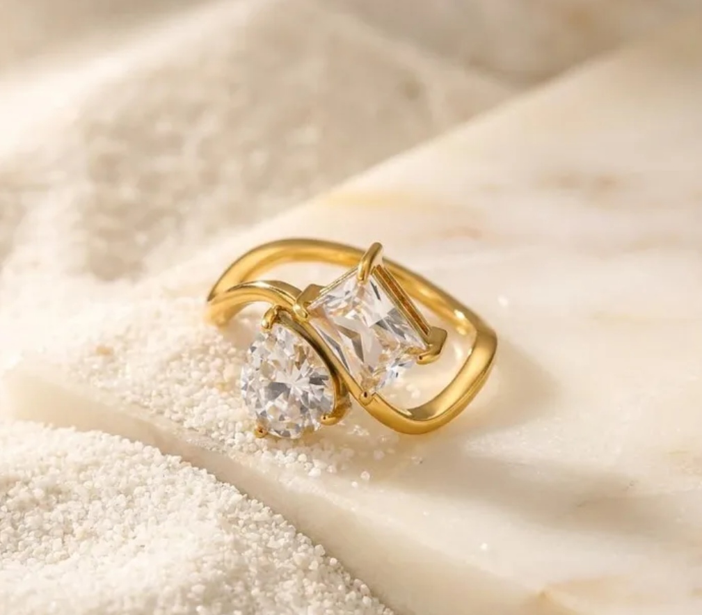 Double Diamond Ring