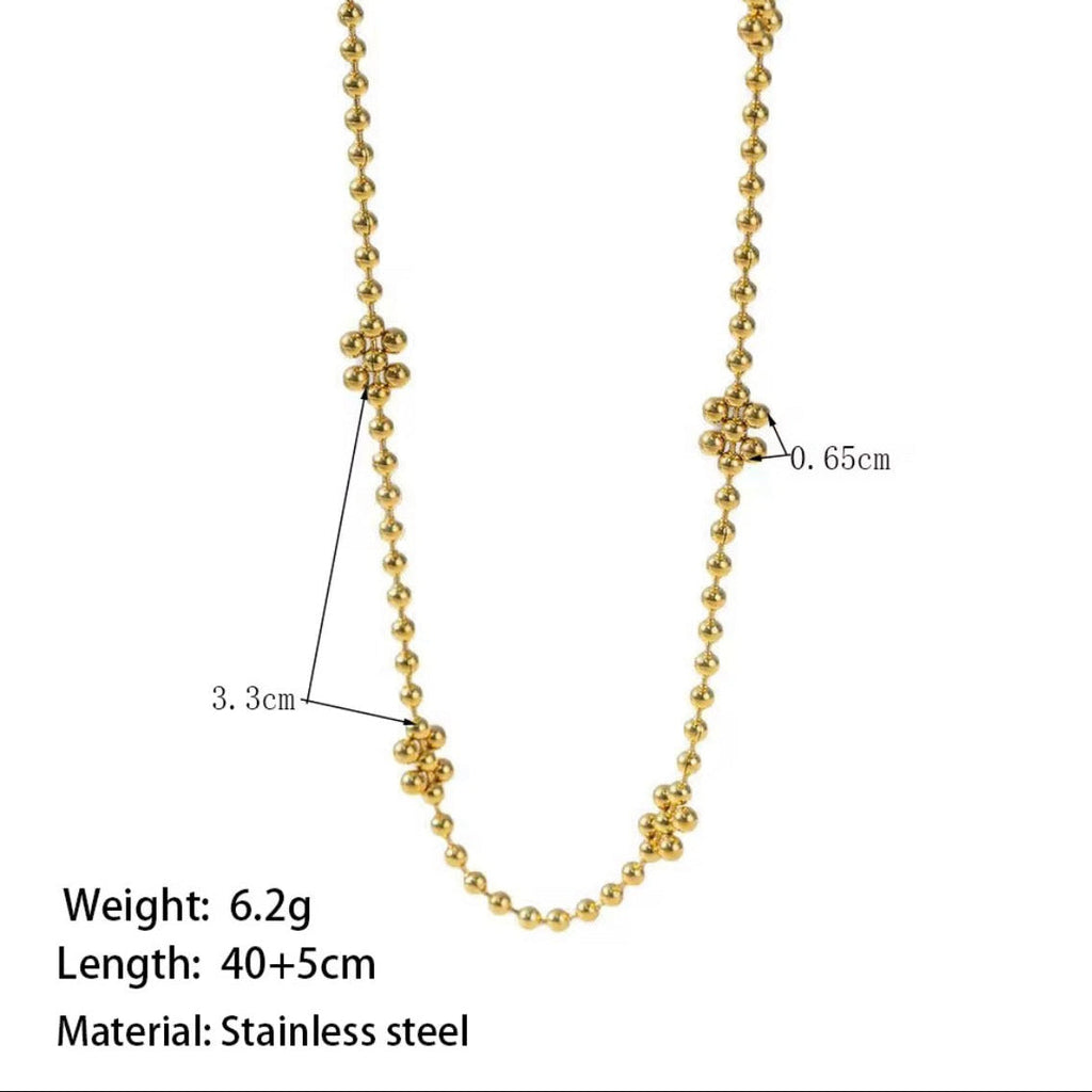 Golden Pearls Necklace
