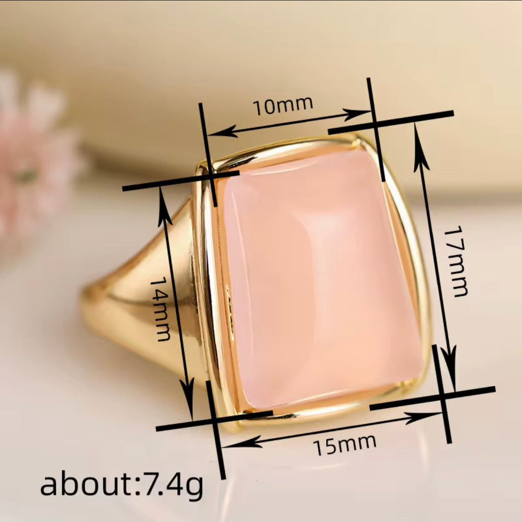 Pink Gem Ring