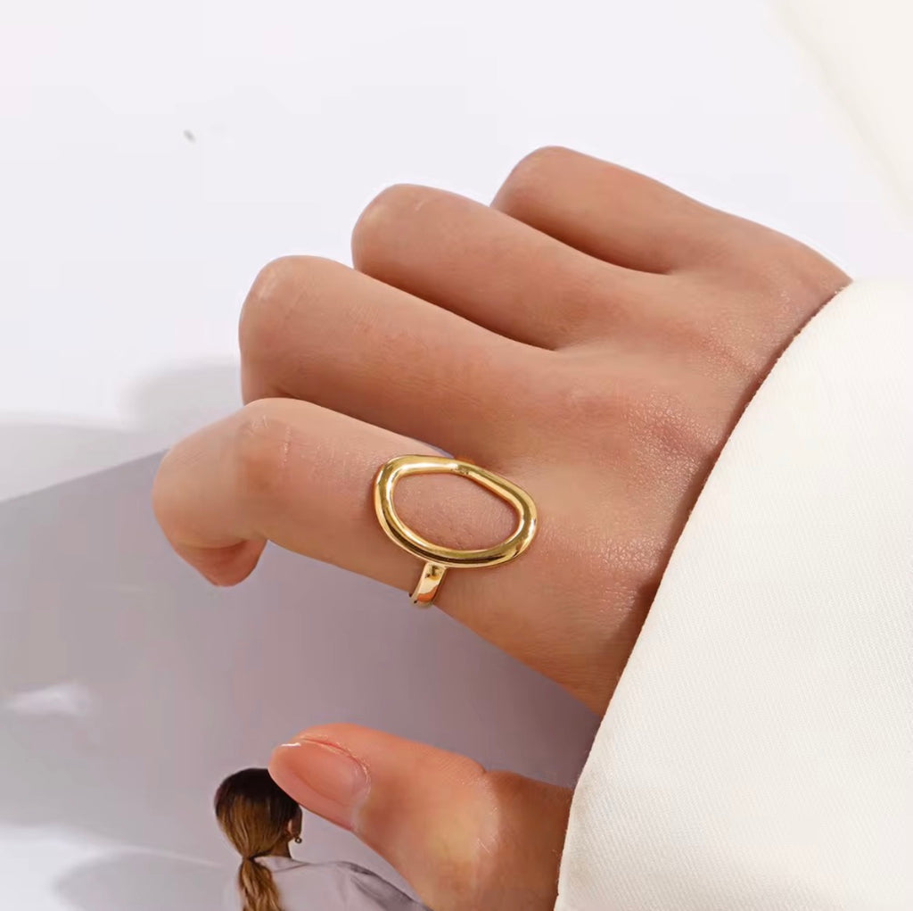 Golden Halo Ring
